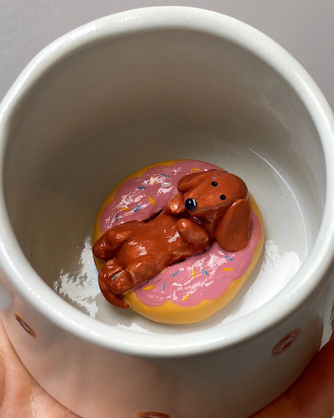 Donut Dachshund Mug