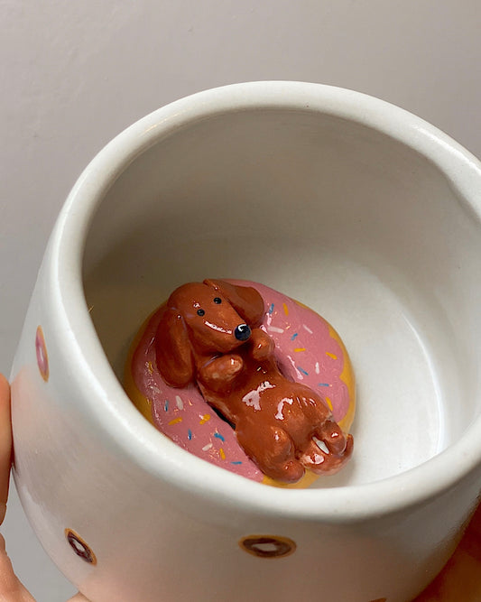 Donut Dachshund Mug